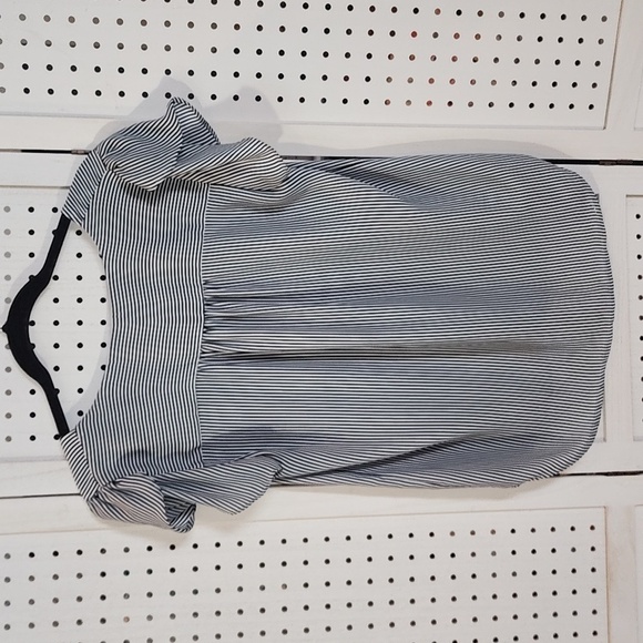 Philosophy Nave Striped V-Neck Short Sleeve Size Small - Picture 9 of 10